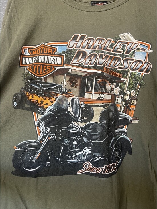 Harley-Davidson Other - Harley Davidson T-Shirt 3XL XXXL Florida Army Green Tallahassee Short Sleeve FL